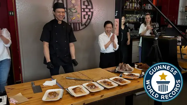 Video thumbnail for Chikei Yung sets culinary speed record in Germany