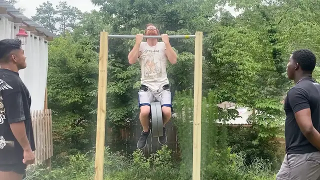 Video thumbnail for Heaviest weighted chin up (male) - 93.05 kg (205.14 lbs) by Ryan Campbell