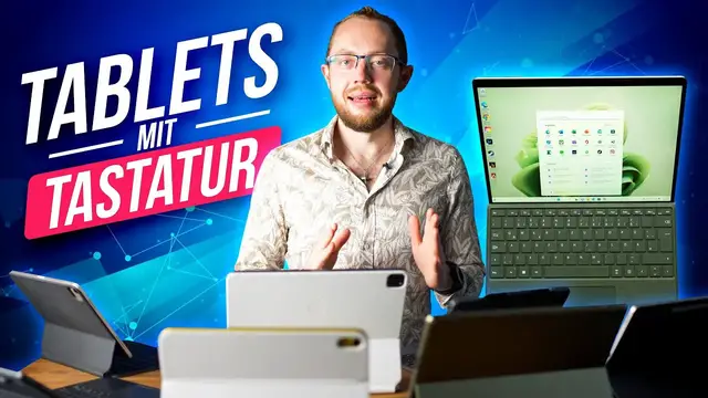 Video thumbnail for Die BESTEN Tablets mit Tastatur: 2023 Edition mit BONUS