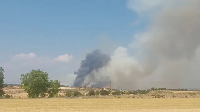 Video thumbnail for Spain: Smoke Rises From Wildfire Near Selvanera, Catalonia.