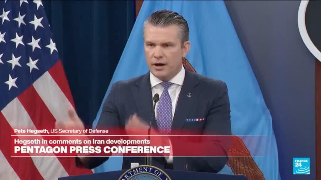 Video thumbnail for Replay: Pete Hegseth gives press conference on Iran war