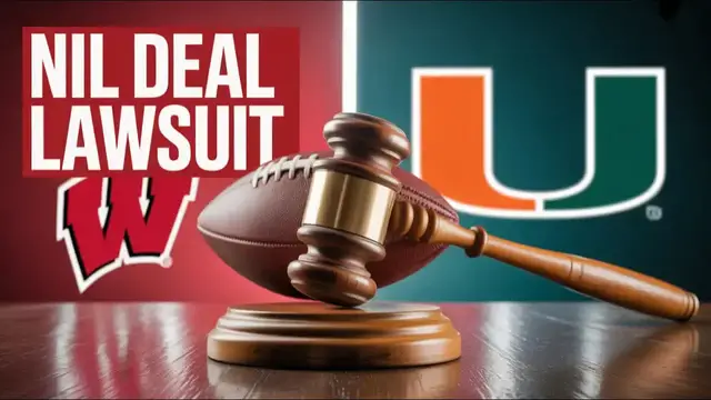 'Video thumbnail for Tampering, Lawsuits, and NIL Chaos: What’s REALLY Going on Between Wisconsin and Miami'