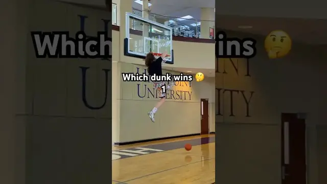 'Video thumbnail for travis reynolds: insane dunk package at high point university'
