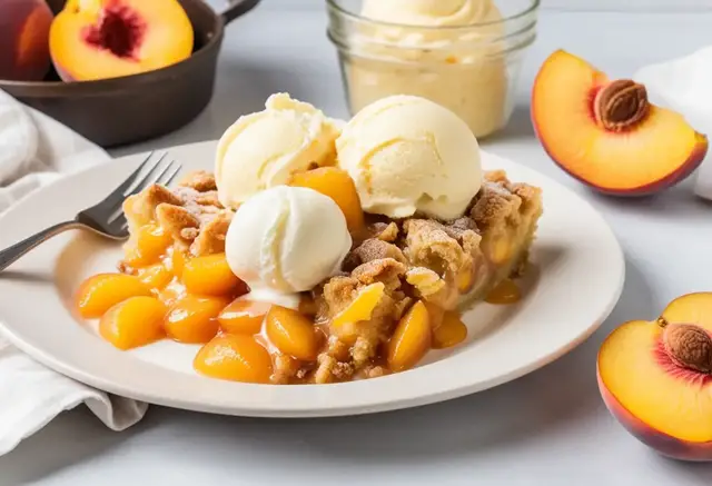 Video thumbnail for Peach Dump Cake Recipe