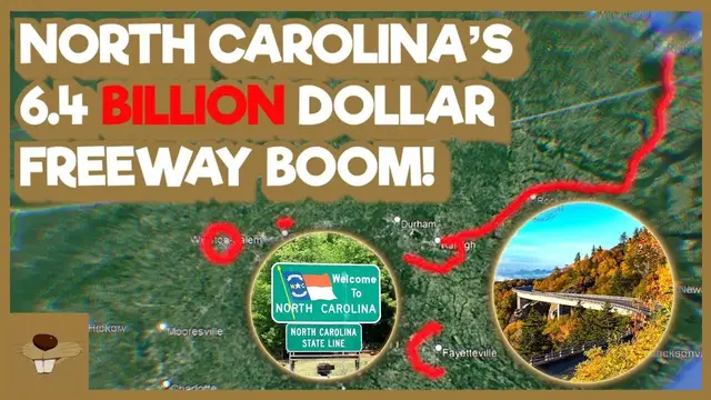 'Video thumbnail for North Carolina's $6.4B Future Freeway Boom'