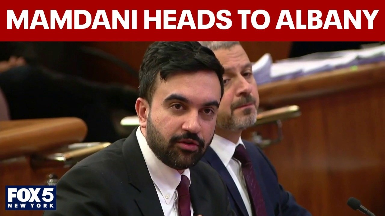 Video thumbnail for Mamdani in Albany for Tin Cup Day