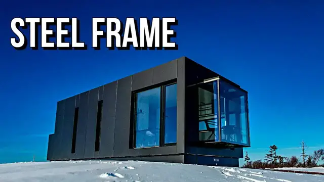 Video thumbnail for Prefab Homes: Steel Frame Construction & Global Shipping Solutions