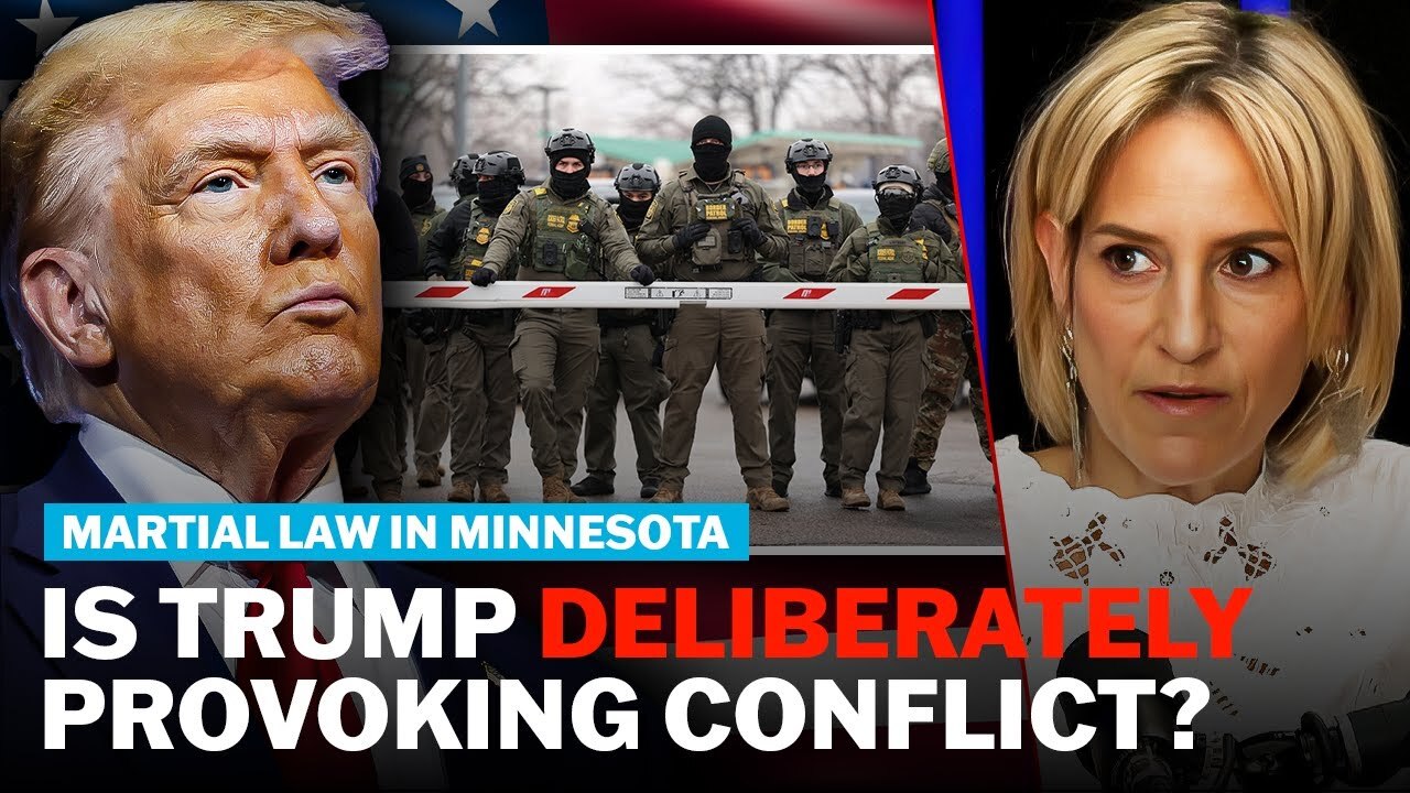 Video thumbnail for Will Trump bring martial law to Minnesota? | The News Agents USA