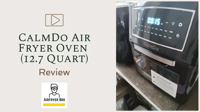 'Video thumbnail for CalmDo Air Fryer Oven Full & Honest Review [FROM A REAL OWNER]'