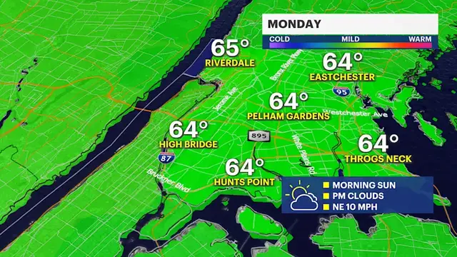 Video thumbnail for Fall temperatures continues across the Bronx