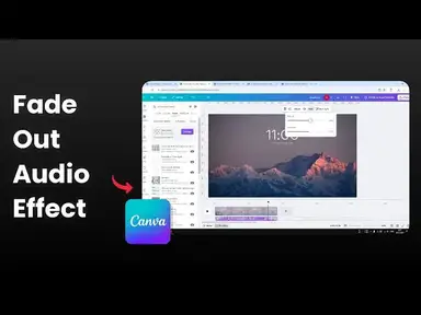 'Video thumbnail for How to Fade Out Audio in Canva'