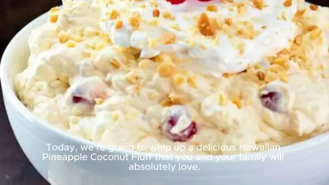 Video thumbnail for Hawaiian Pineapple Coconut Fluff recipe