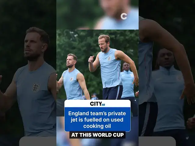 Video thumbnail for England's World Cup squad are flying on cooking oil ✈️