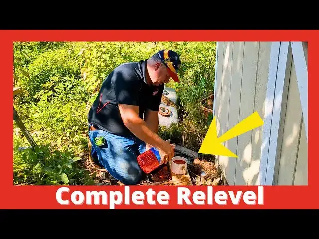 Video thumbnail for Complete Releveling A Portable Building