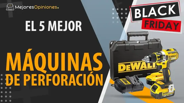Video thumbnail for 🚩 MEJOR MÁQUINA PERFORADORA - Black Friday 2021 (Comparación y guía de compra)