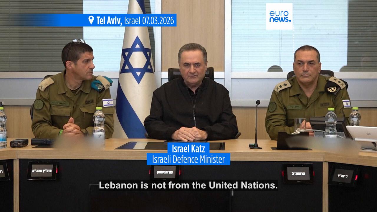 Video thumbnail for Dozens killed as Israel ramps up strikes and clashes with Hezbollah in eastern Lebanon