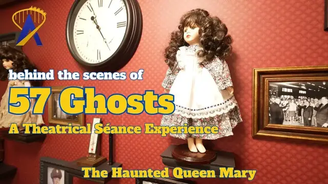 'Video thumbnail for 57 Ghosts, NEW Theatrical Seance Experience Aboard The Haunted Queen Mary'