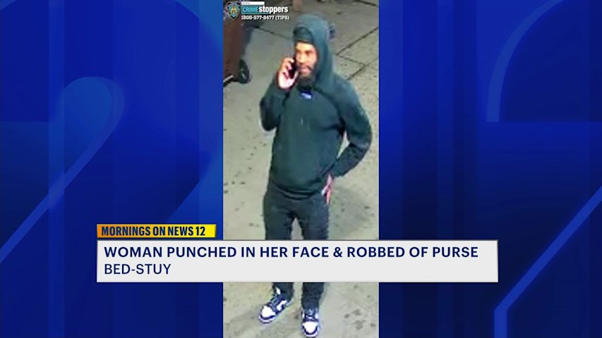 Video thumbnail for Woman violently robbed in Bed-Stuy