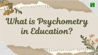 'Video thumbnail for Psychometry in Education'