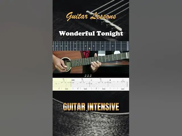 'Video thumbnail for Wonderful Tonight - Eric Clapton | EASY Guitar Lessons TAB - Guitar Tutorial'