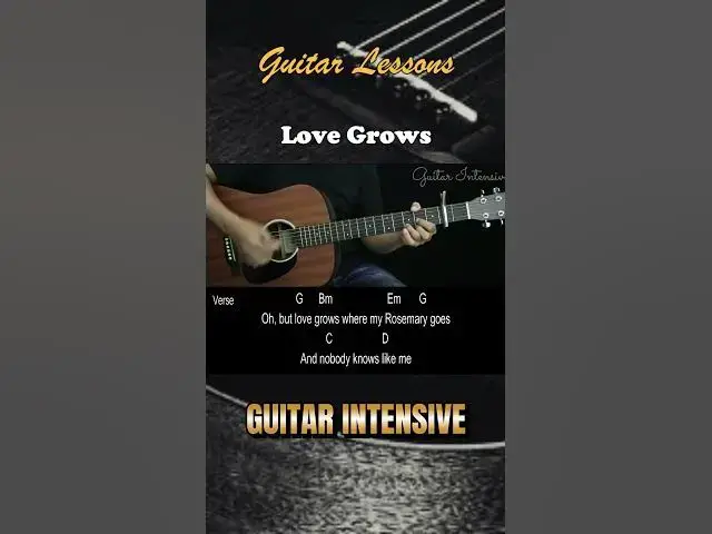 Video thumbnail for Love Grows - Edison Lighthouse | EASY Guitar Tutorial with Chords / Lyrics