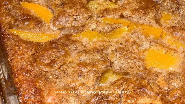 Video thumbnail for OLD SCHOOL PEACH COBBLER