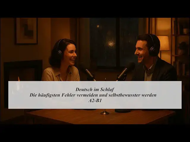 Video thumbnail for Die häufigsten Fehler vermeiden und selbstbewusster werden | Deutsch im Schlaf | Hören Podcast A2-B1