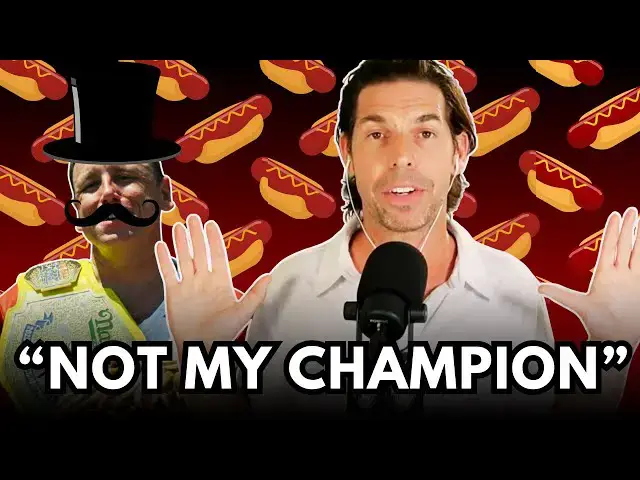 'Video thumbnail for "Joey Chestnut Lies!" Damon Amendolara Exposes the Truth Behind the Diva Hot Dog Champ'