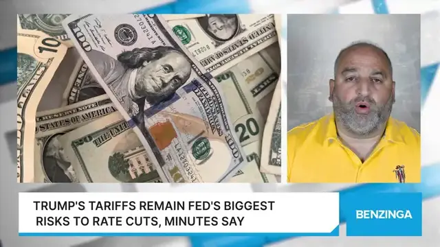 'Video thumbnail for Trump's Tariffs Remain Fed's Biggest Risks To Rate Cuts, Minutes Say'
