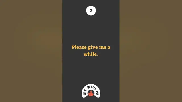 Video thumbnail for Asking Someone to Wait in English || 7 Smart & Polite Ways || Spoken English || ESL Advice