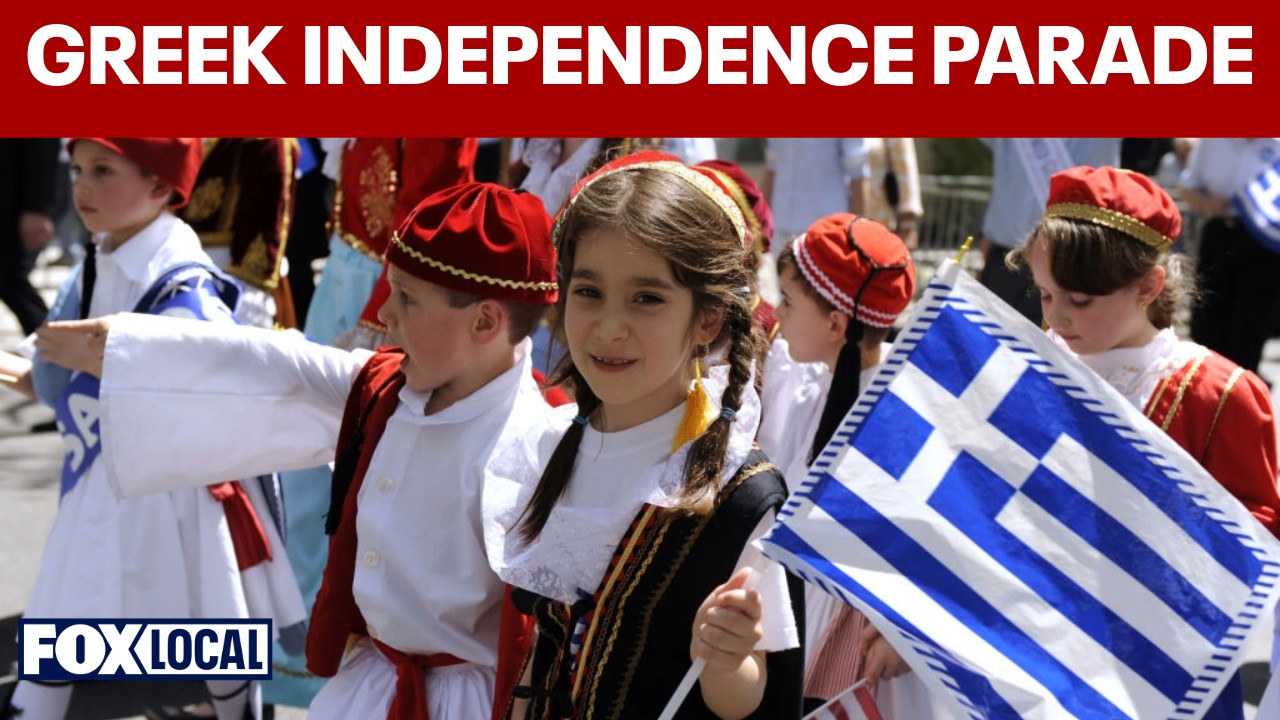 Video thumbnail for New Yorkers celebrate annual Greek Independence Day Parade