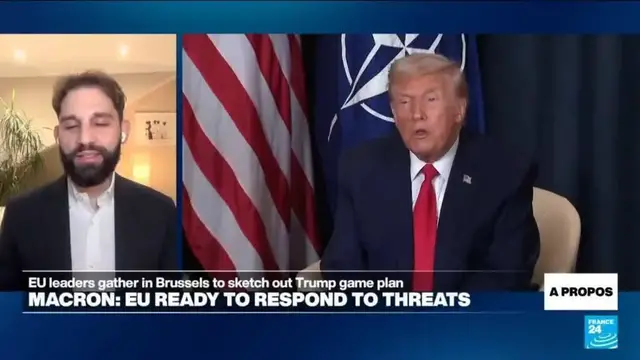 Video thumbnail for For Europe's far right 'there's no way to win voters while they're trying to appease Trump'