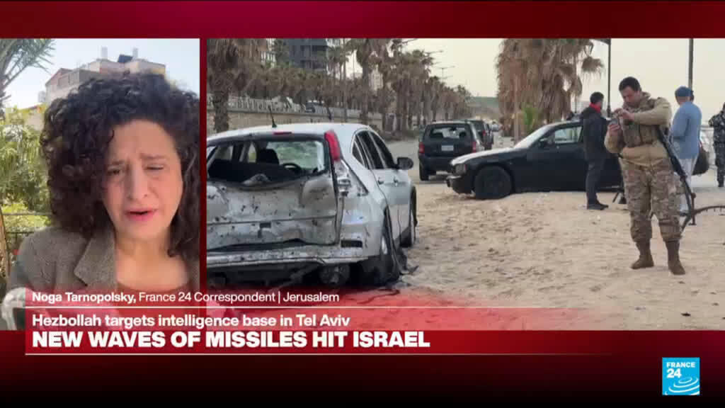 Video thumbnail for War in the Middle East: New waves of missiles hit Israel