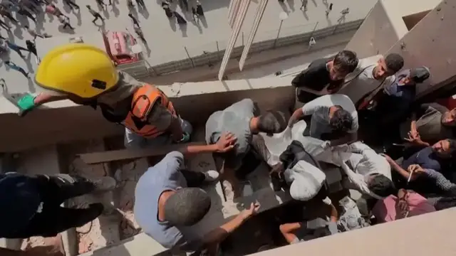 'Video thumbnail for Gaza: Netanyahu says bombing of hospital killing 20 was 'tragic mishap''