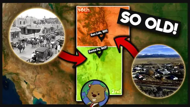 'Video thumbnail for What's Every US State's Oldest City?'