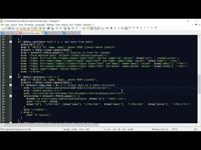 Video thumbnail for 2024 11 01 3 pm Client database app - completed