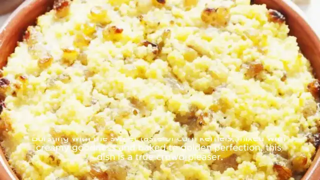 Video thumbnail for Corn Casserole Recipe