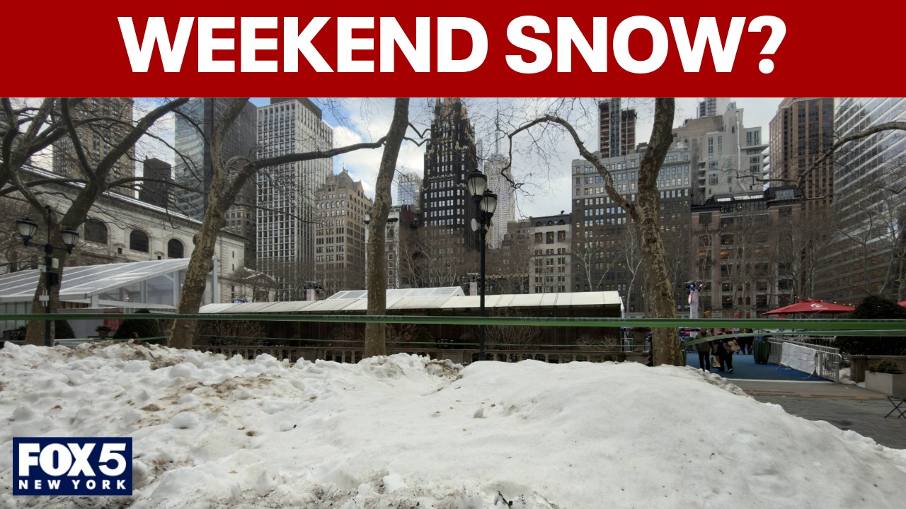 Video thumbnail for Latest Sunday weather models for possible NYC snow