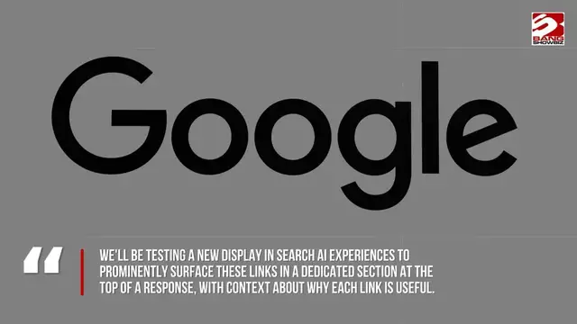 Video thumbnail for Google AI search update to display more inline links