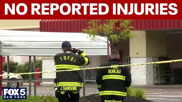 Video thumbnail for No reported injuries in partial roof collapse