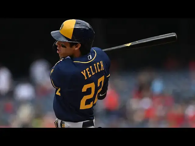 'Video thumbnail for Christian Yelich 2023 Highlights (Spring Training)'