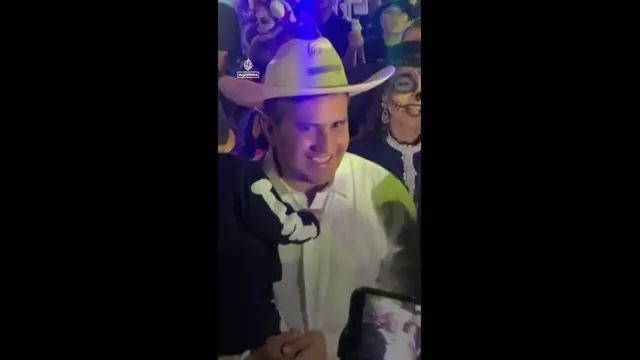 'Video thumbnail for Protests in Mexico after mayor who declared war on cartels is killed'