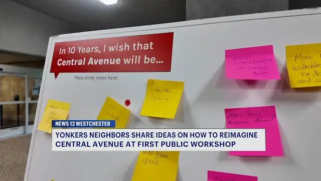 Video thumbnail for Yonkers residents help 'Reimagine Central Avenue' during first of 3 public workshops