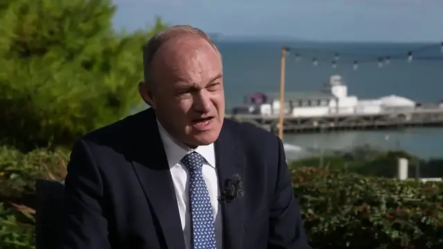 'Video thumbnail for WATCH IN FULL: Ed Davey tells GB News that Nigel Farage 'doesn't believe in British values''