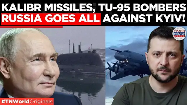 Video thumbnail for From Tu-95 Bombers to kinzhal to Kalibr Missiles, Russia's Massive Strike on Ukraine from Black Sea