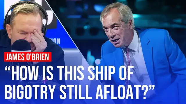 Video thumbnail for James O'Brien reacts to Reform's latest racism scandal