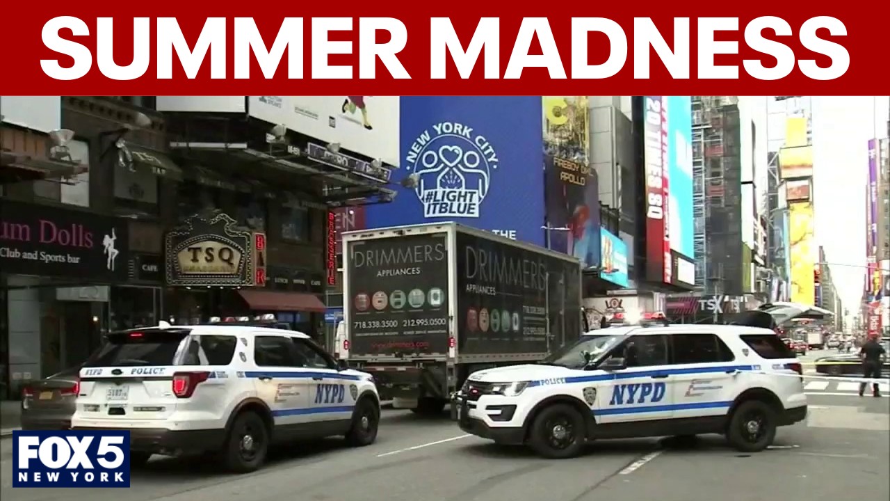 Video thumbnail for NYC summer: NBA finals, FIFA, NJ Transit, PATH, NYPD and possible Taylor Swift wedding?