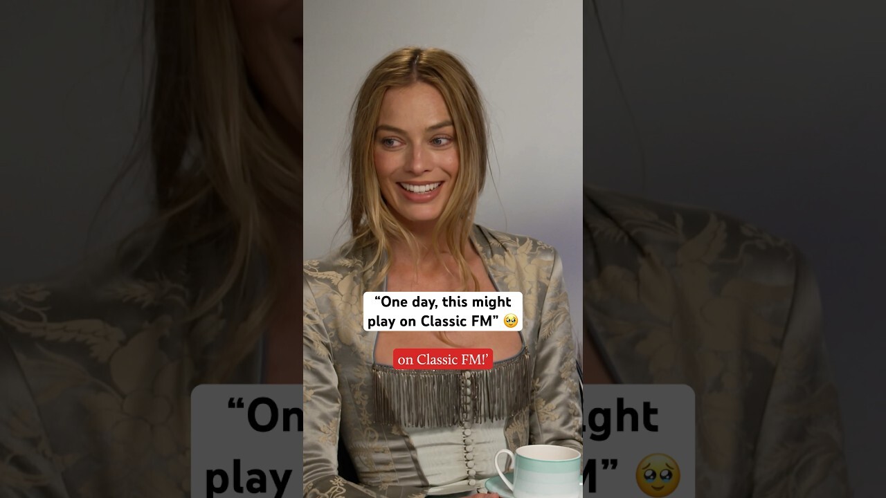 Video thumbnail for Margot Robbie manifested hearing the #WutheringHeights score on Classic FM!  #filmmusic