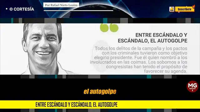 Video thumbnail for ENTRE ESCÁNDALO Y ESCÁNDALO EL AUTOGOLPE 🎯 Por Rafael Nieto Loaiza