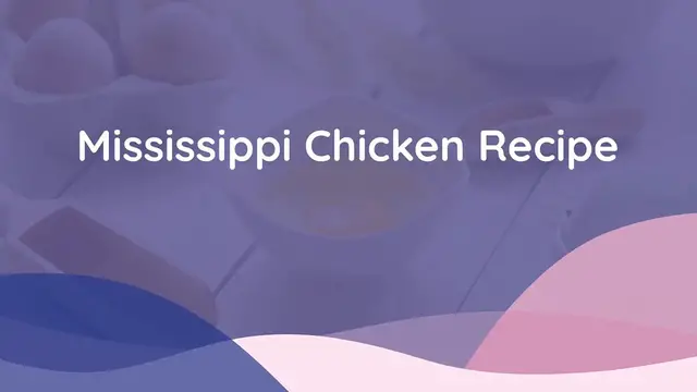 Video thumbnail for Mississippi chicken recipe